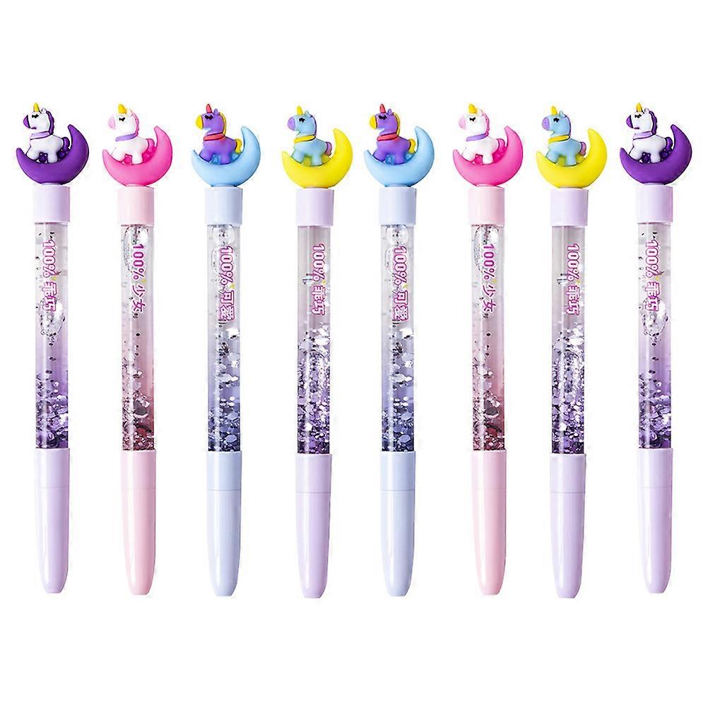 Pen Multi-Function Gel Pens for Writing 8Pcs Cartoon Style