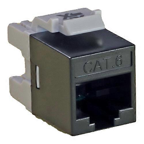 Cablenet Cat6 UTP Keystone Punchdown Jack Component Level Black