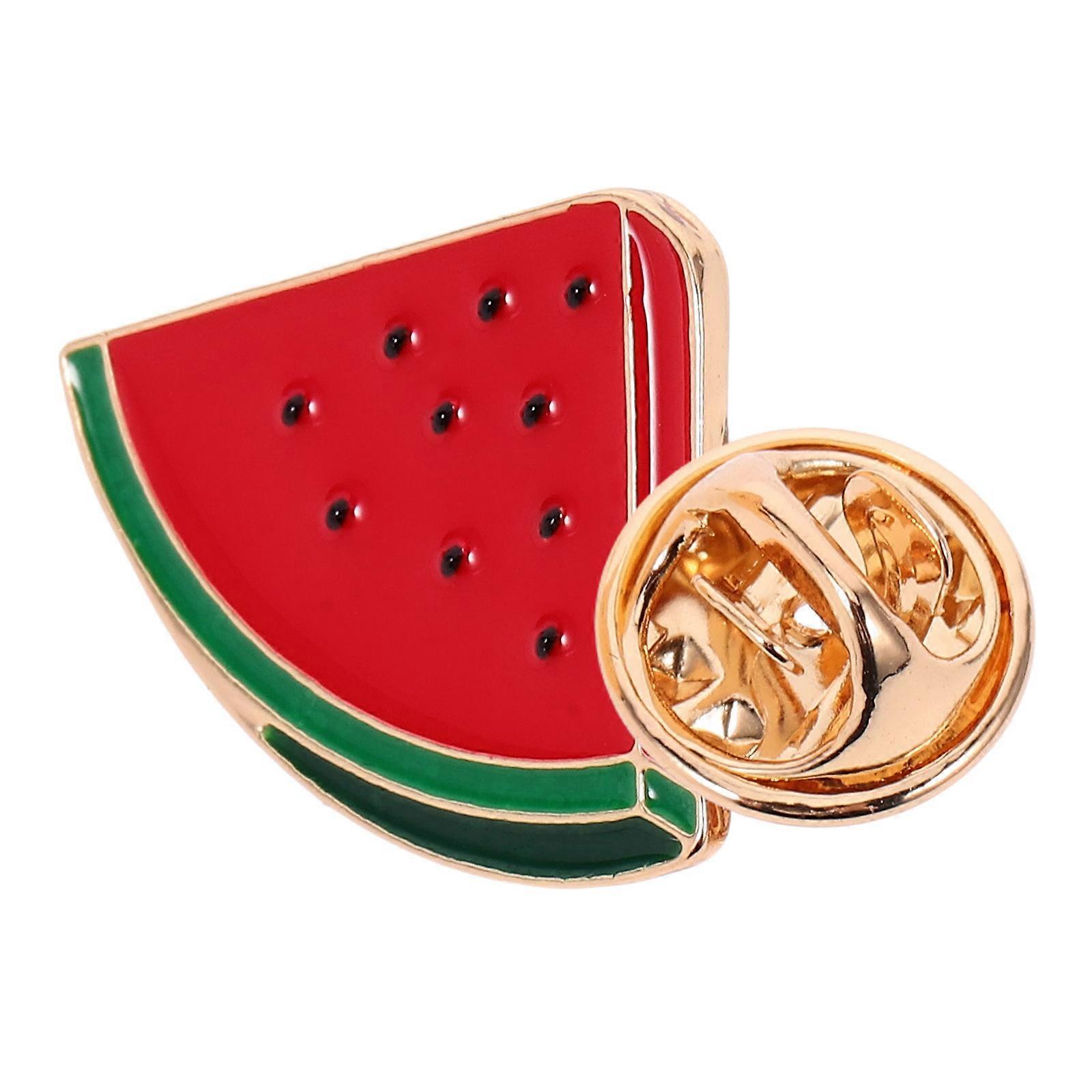 Pastèque Broche Alliage de Zinc Pastèque Broche Fruit Broche Fruit Revers