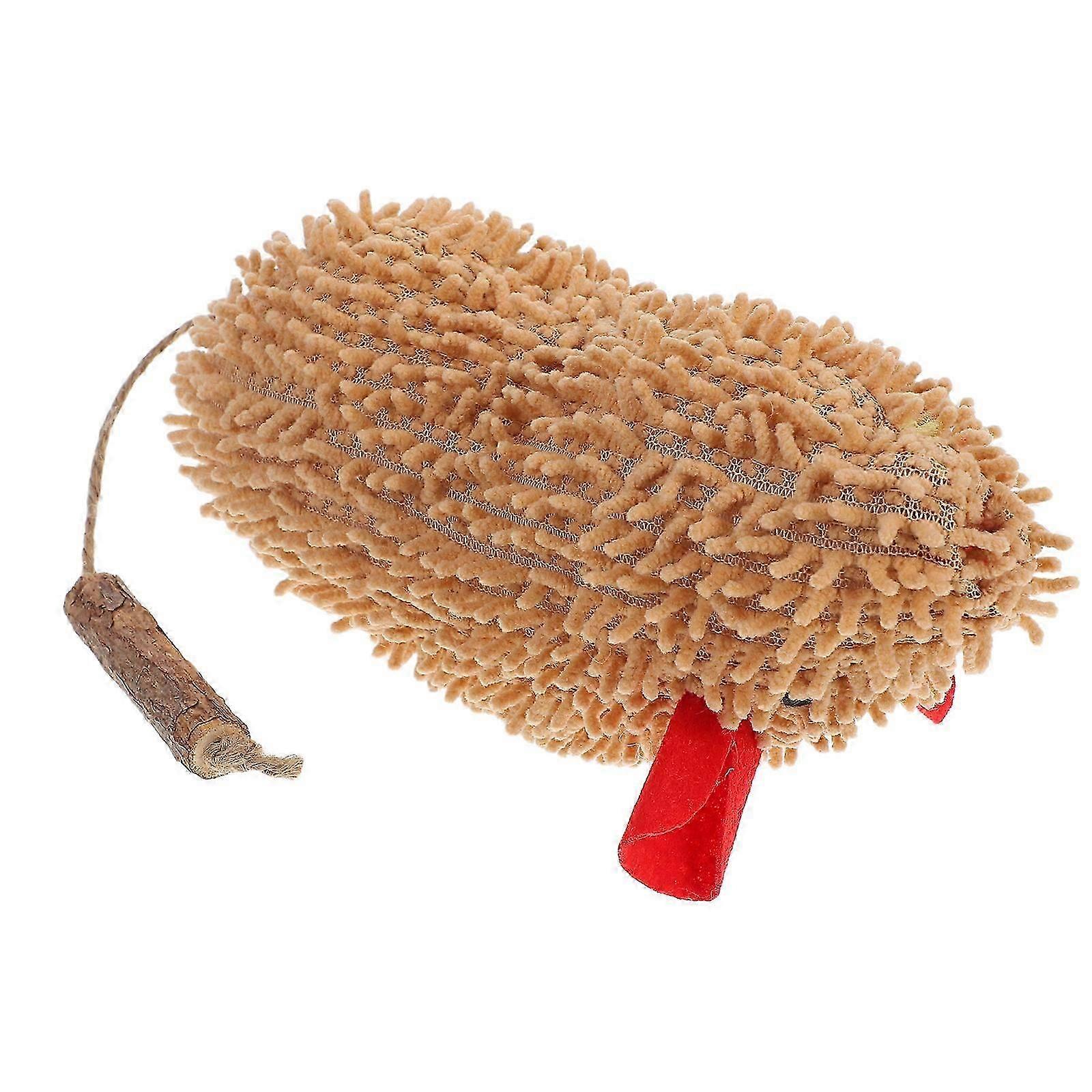 Catnip Mouse Plush Toy for Scratching Interactive Kitten Exercise