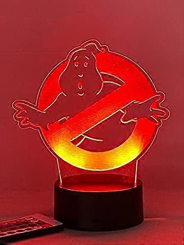 Veilleuse LED 3D Ghostbuster avec télécommande