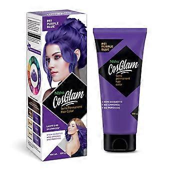Nisha Cosglam Semi Permanent Hair Color Dye  120g Natural Long Lasting Grey Coverage