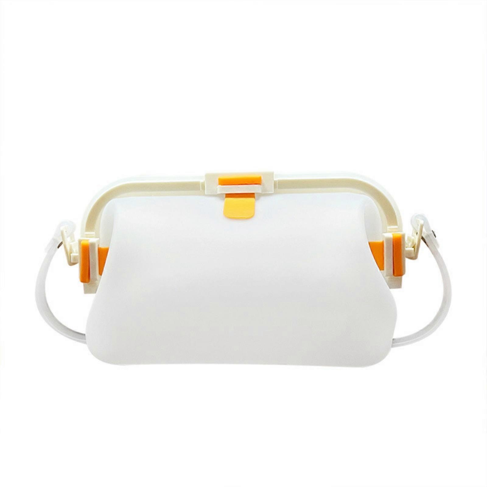 Sac de rangement étanche et pliable pour équipement de natation, 20 x 11 x 11 cm, pour combinaison, lunettes de natation et articles de toilette, couleur blanche.