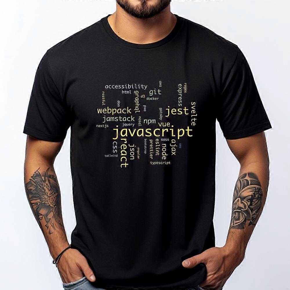 Programista oprogramowania Javascript, inżynier front-end, koszulka uliczna, Halloween, casual