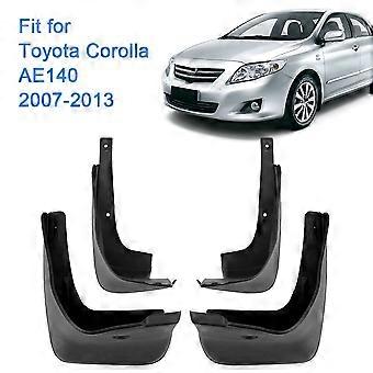 Splash Guards Fender Car Accessories 4Pcs/set Car Mud Flaps For Toyota Corolla AE140 2007-2013 Front Rear Mudguards Mud Flap