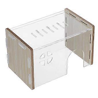 Clear Hamster Hideaway Shelter Providing Cozy Hideout for Hamster