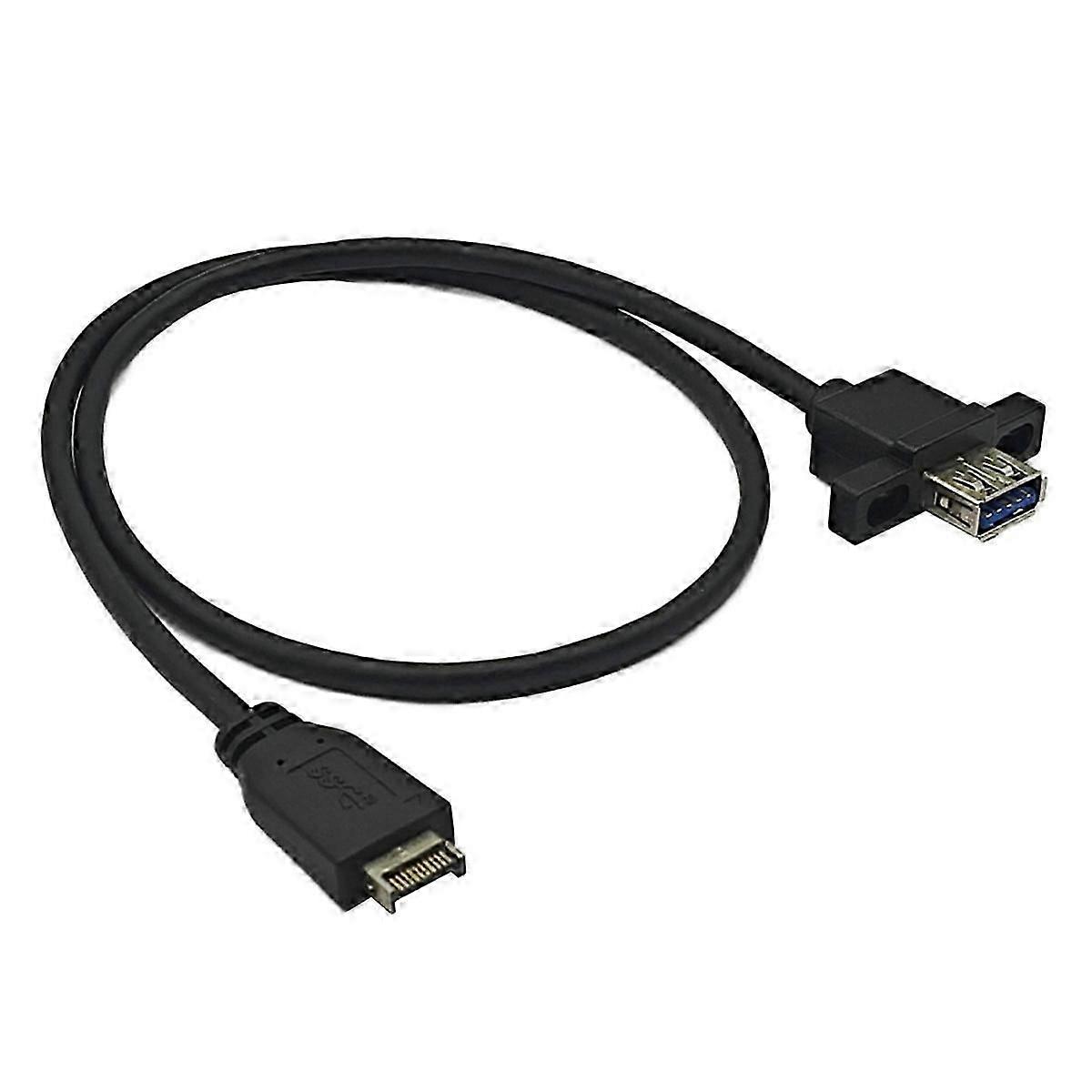 TYPE-E to USB 3.2 GEN2 10Gbps Female Front Panel Extension Cable