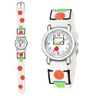 3D Kids Watch Cartoon Basketball Wristwatch for Kids Use 1Pcs Random Color