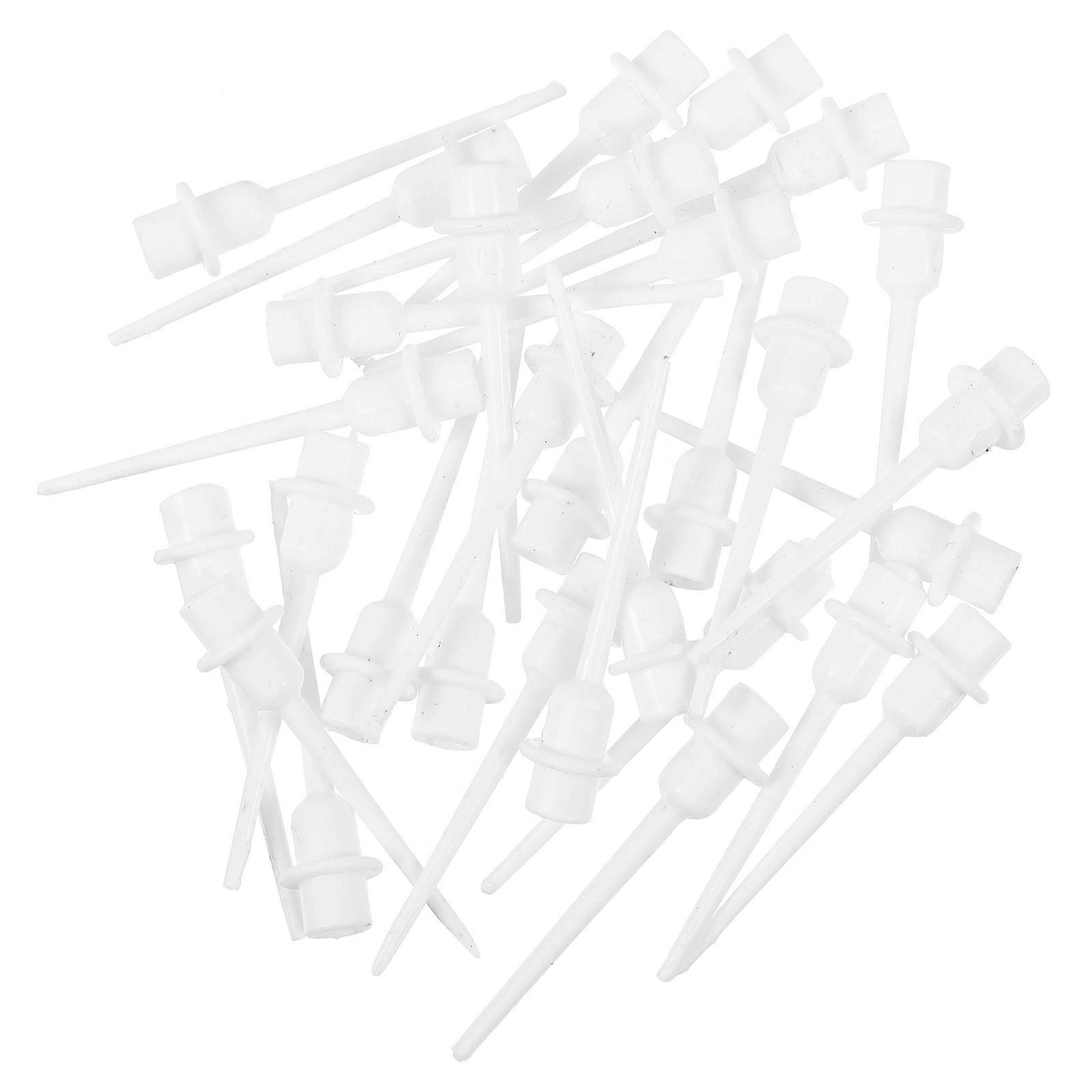 100 Pcs Cake Insert Decor Plastic Piping Nails Cake Adorn Base Cake Insert Stick