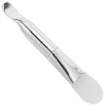 Face Mask Applicator Dual-Ended Silicone Brush with Spatula for Skincare