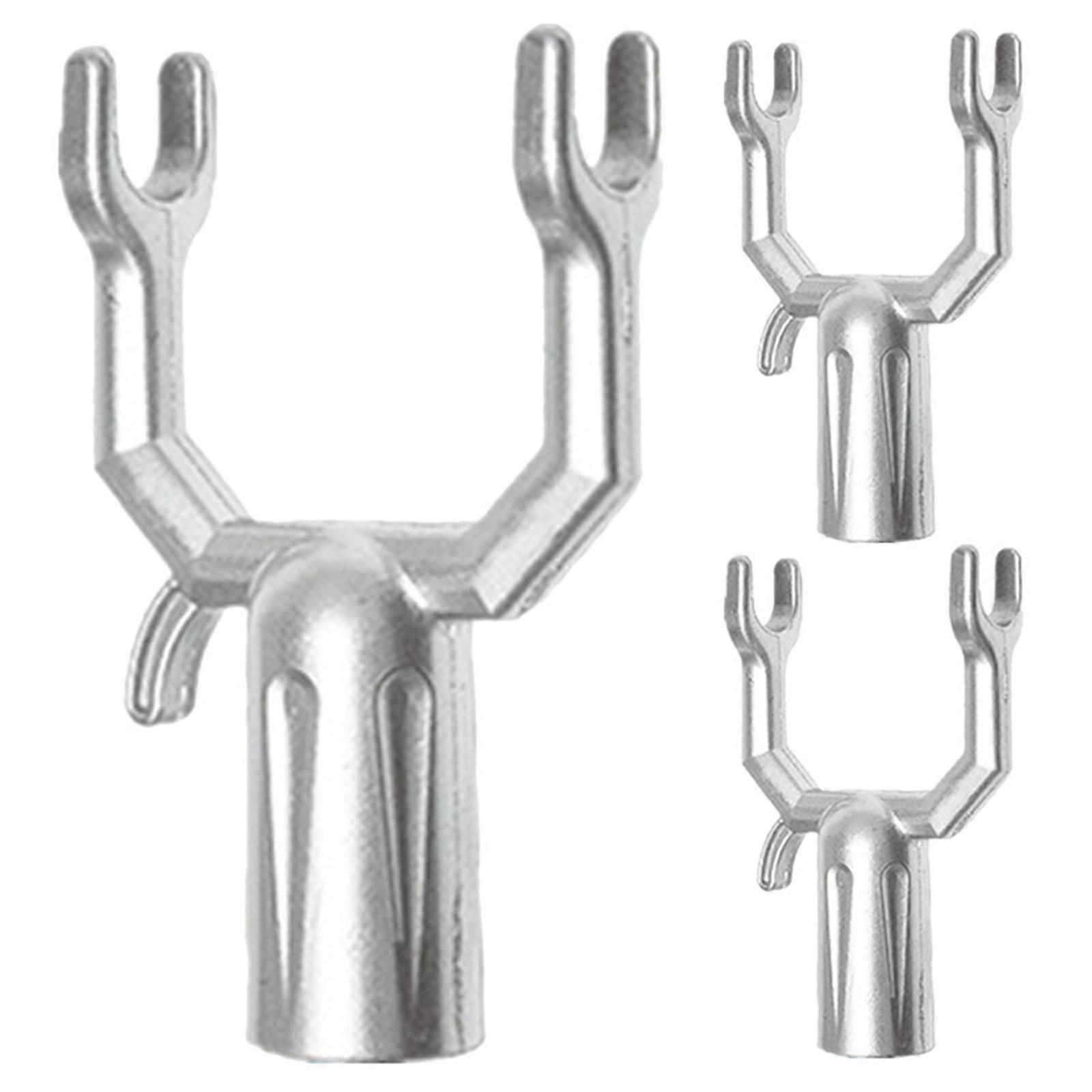 Clothes Pole Fork Replacement for Home Clothes Pole 3Pcs