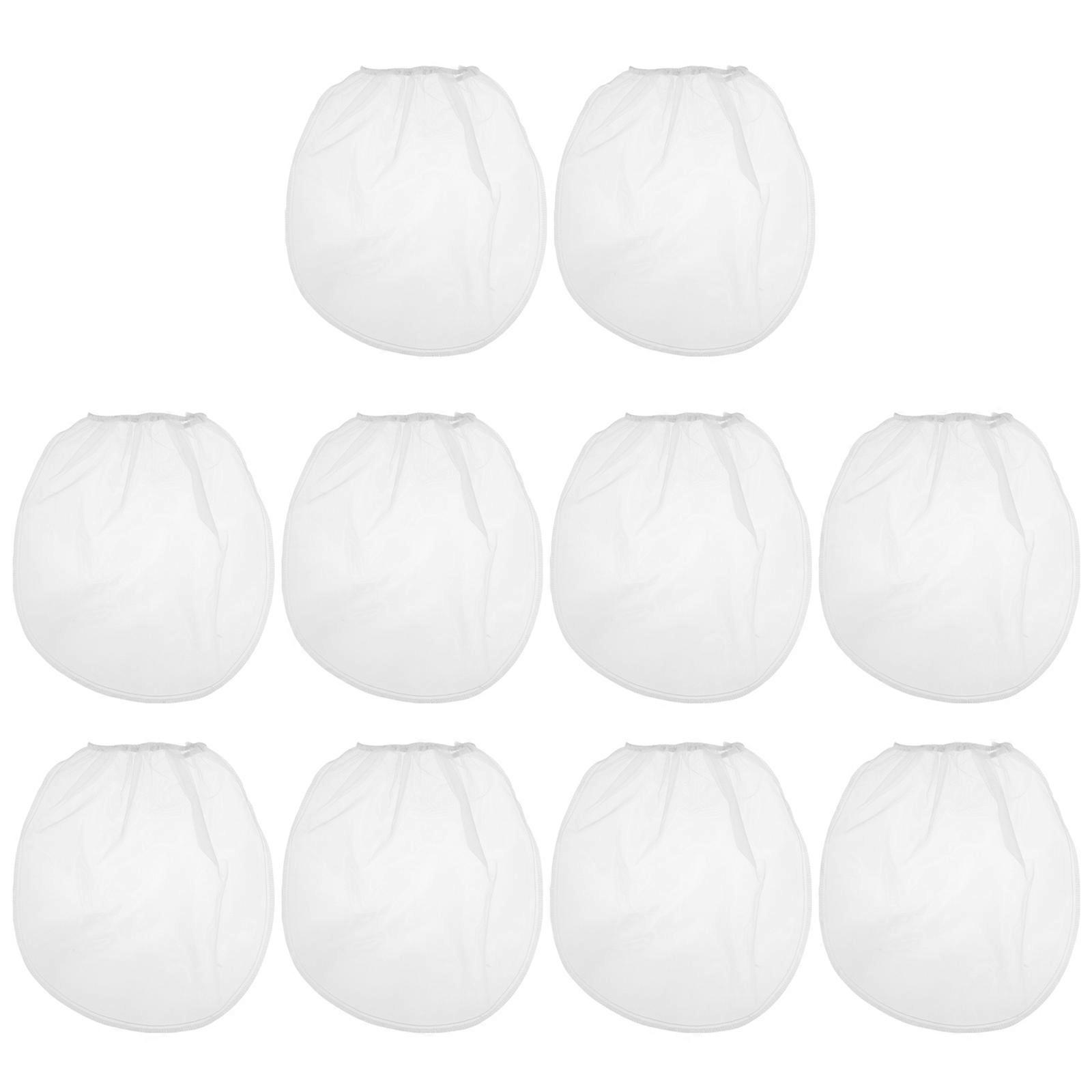 10pcs Paint Mesh Bag Strainers Practical Drawstring Filter Bag for Oil Paint