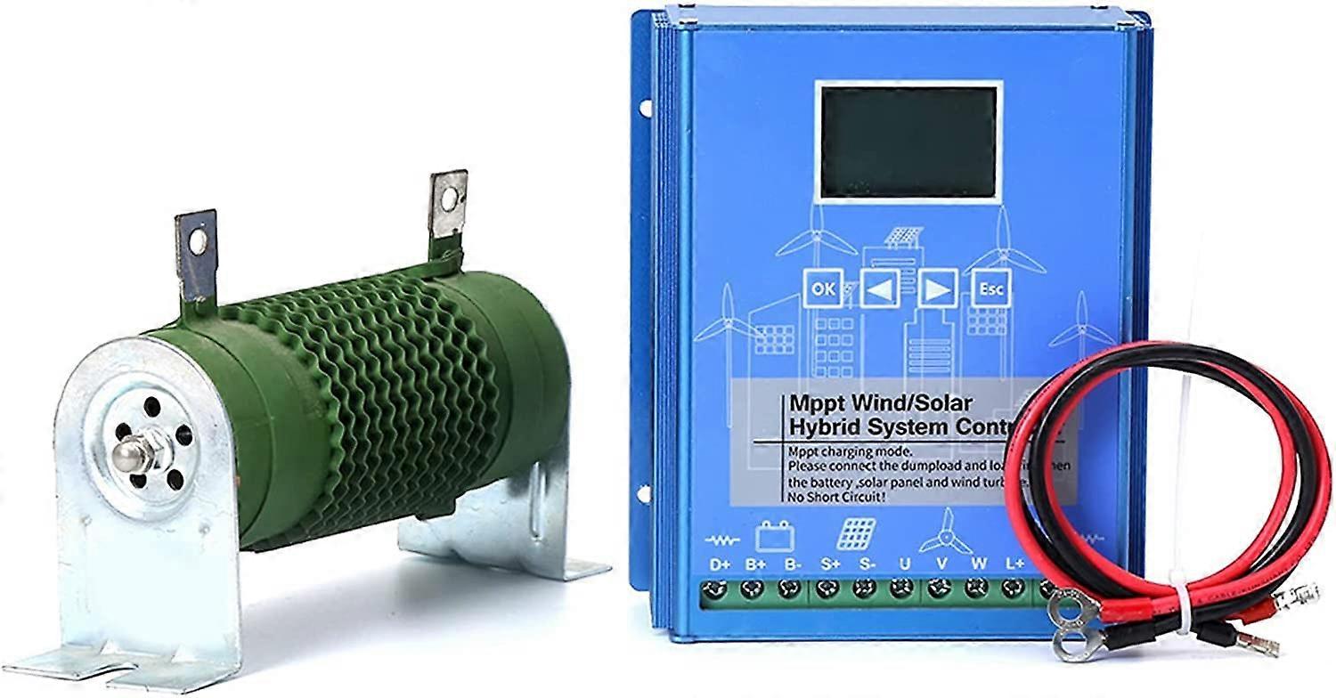 6000W MPPT Hybrid Solar Wind Controller 220V  Efficiency Regulator with Dump Load
