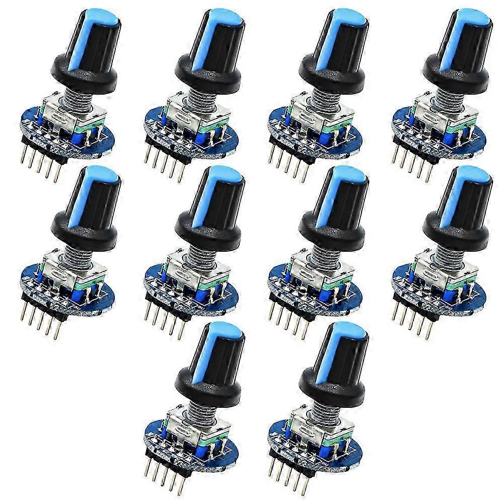 EC11 Encoder Module Rotation Potentiometer Module Encoder Rotary Potentiometer with Knob Cap