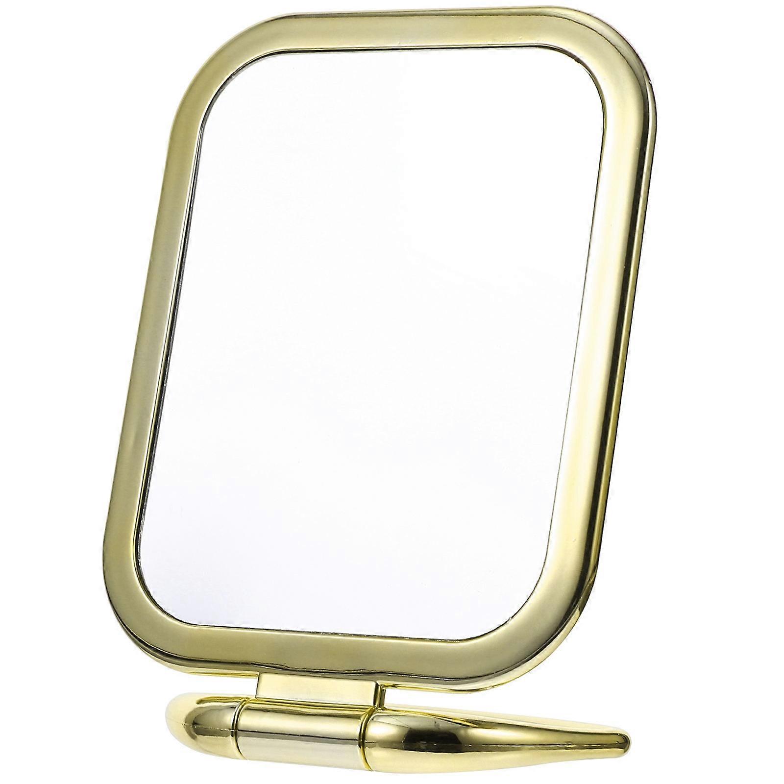 Double Sided Makeup Mirror Folding Vanity Mirror for Makeup Use 3Pcs