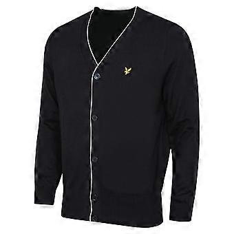 Lyle & Scott Mens Golf Lightweight Regular Fit Knitted Golf Cardigan