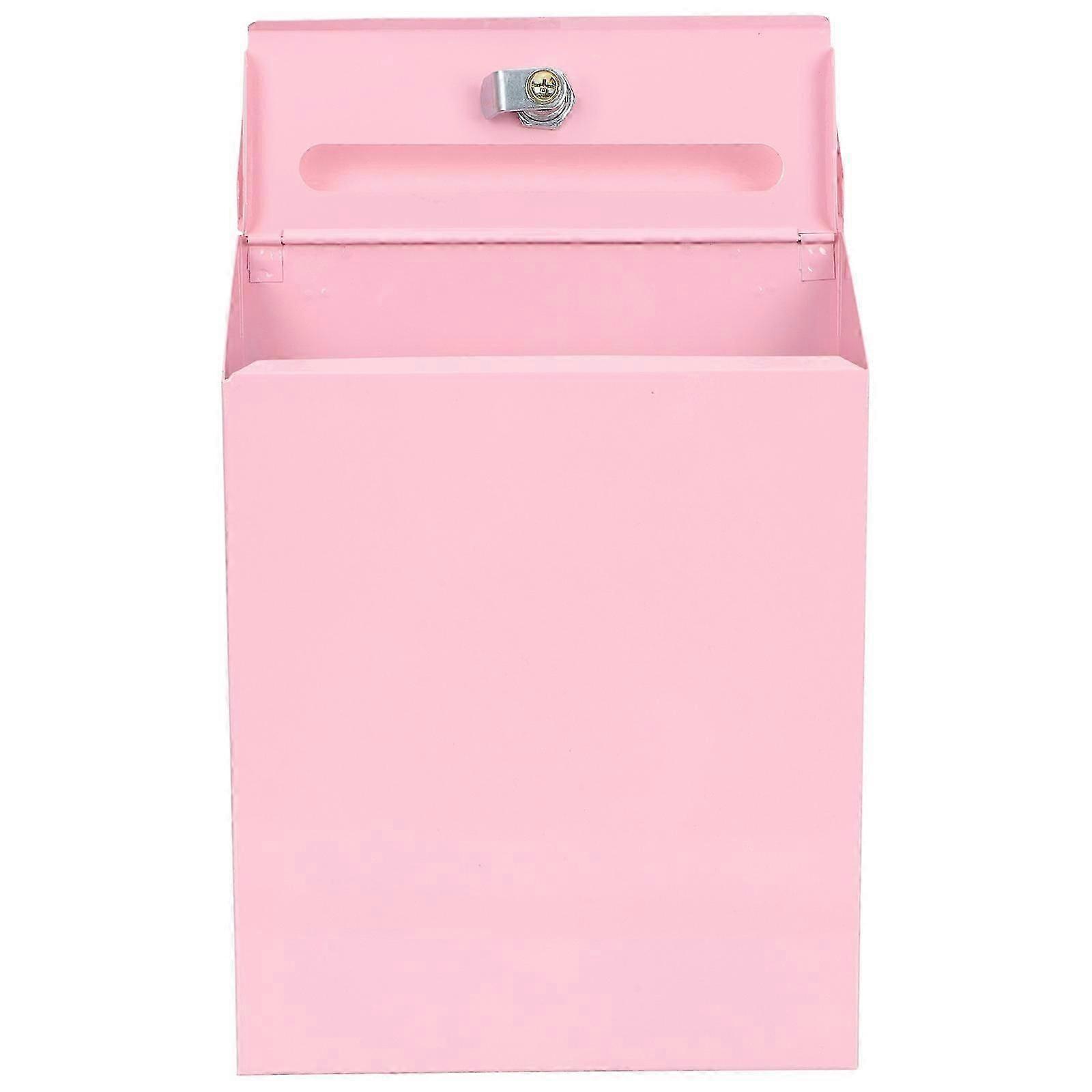 Household Letter Box Wall-mounted Mail Box Multi-function Drop Box Letter Accessory YS