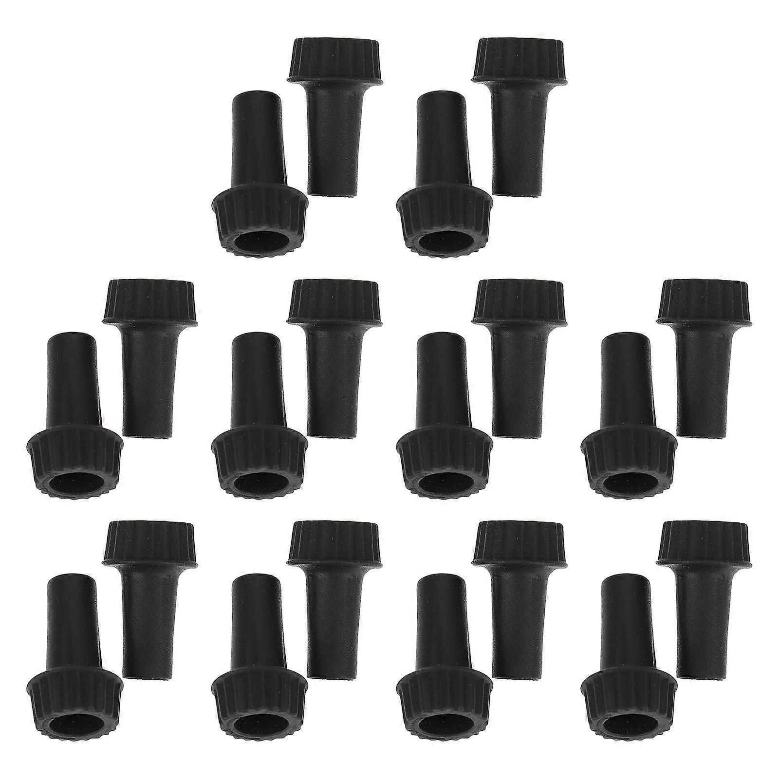 Black Lamp Turn Knob for Replacement Light Knobs 20Pcs Pack for Home Use