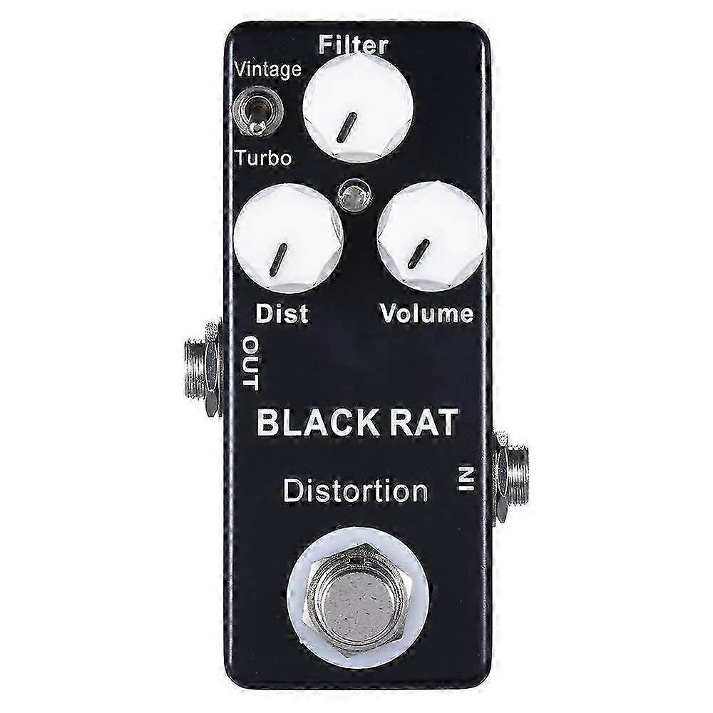 Black RAT Distortion Mini Guitar Effect Pedal