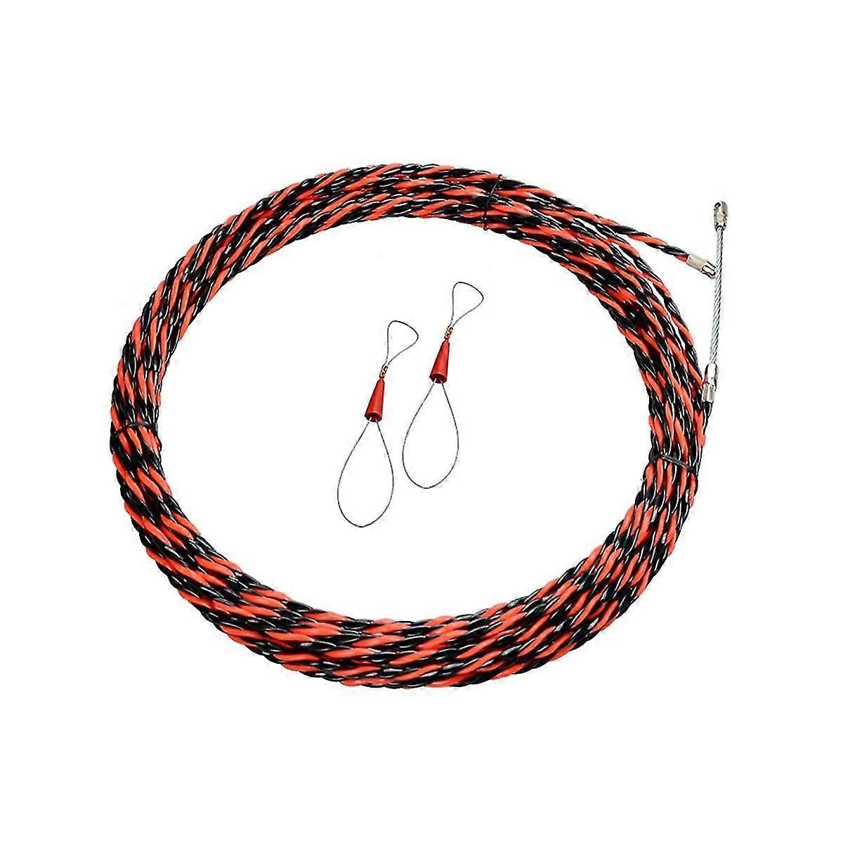 Electrical Threader Lead Tool 25m Cable Wire Guide Three-strand Wall Threader Cable Stringer With T