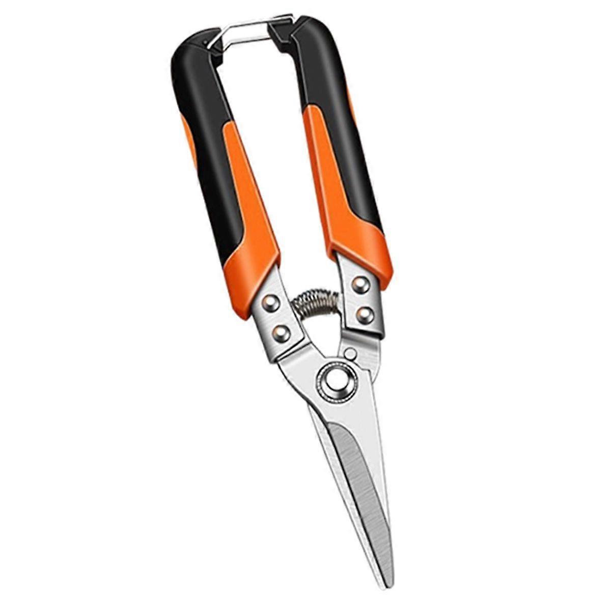 Chrome Vanadium Industrial Shears Ergonomic Safety Lock