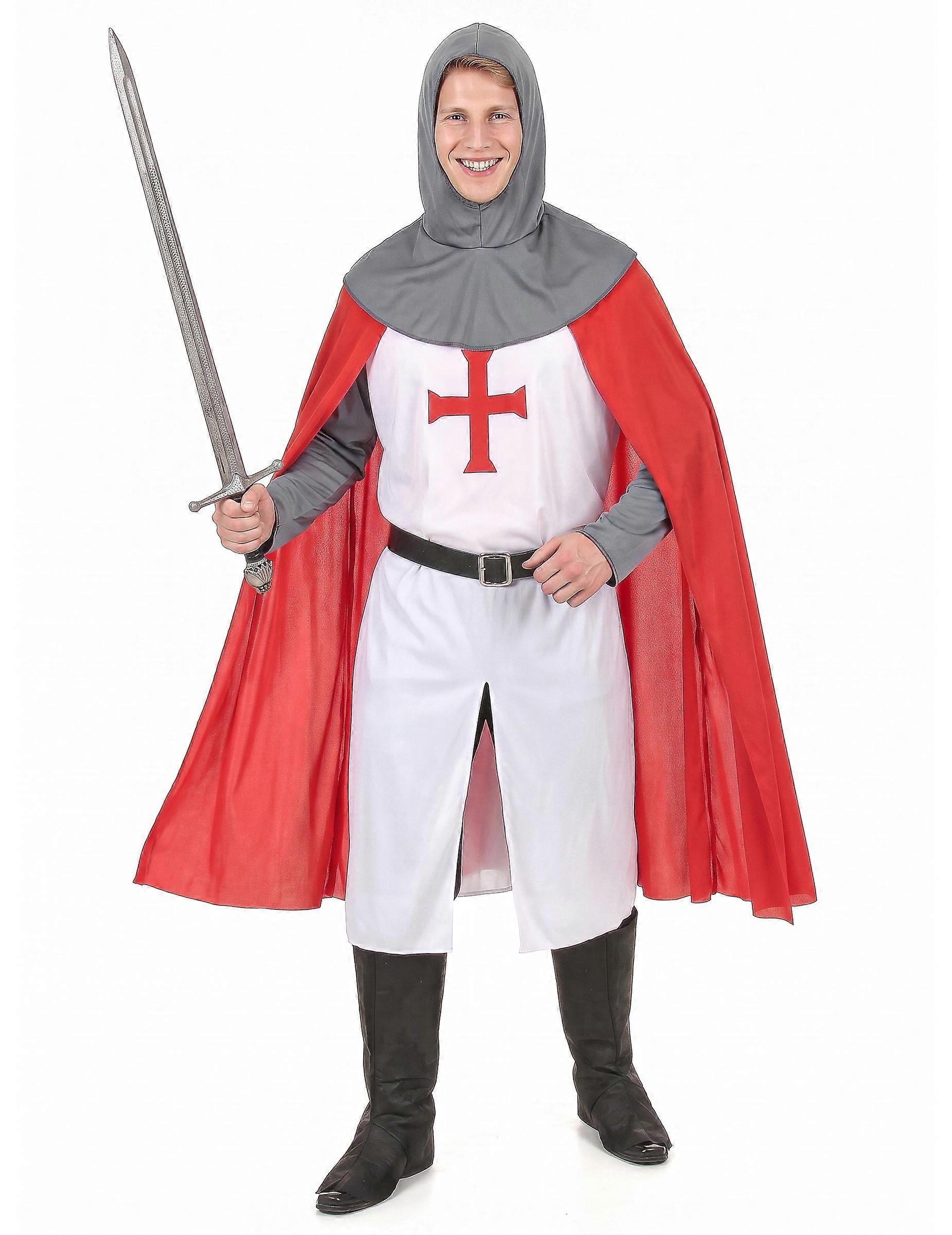 Medieval Crusader Knight Costume for Men