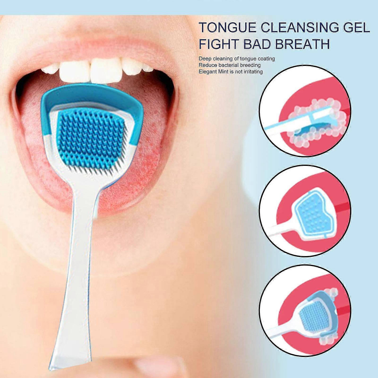 Mint Tongue Cleaner Gel & Scraper Kit