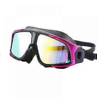 Swim Goggles, Wide Vision Polarized Swimming Glasses, Anti-Fog No Leaking UV Protection Swim Goggles for Men Women Youth YT
