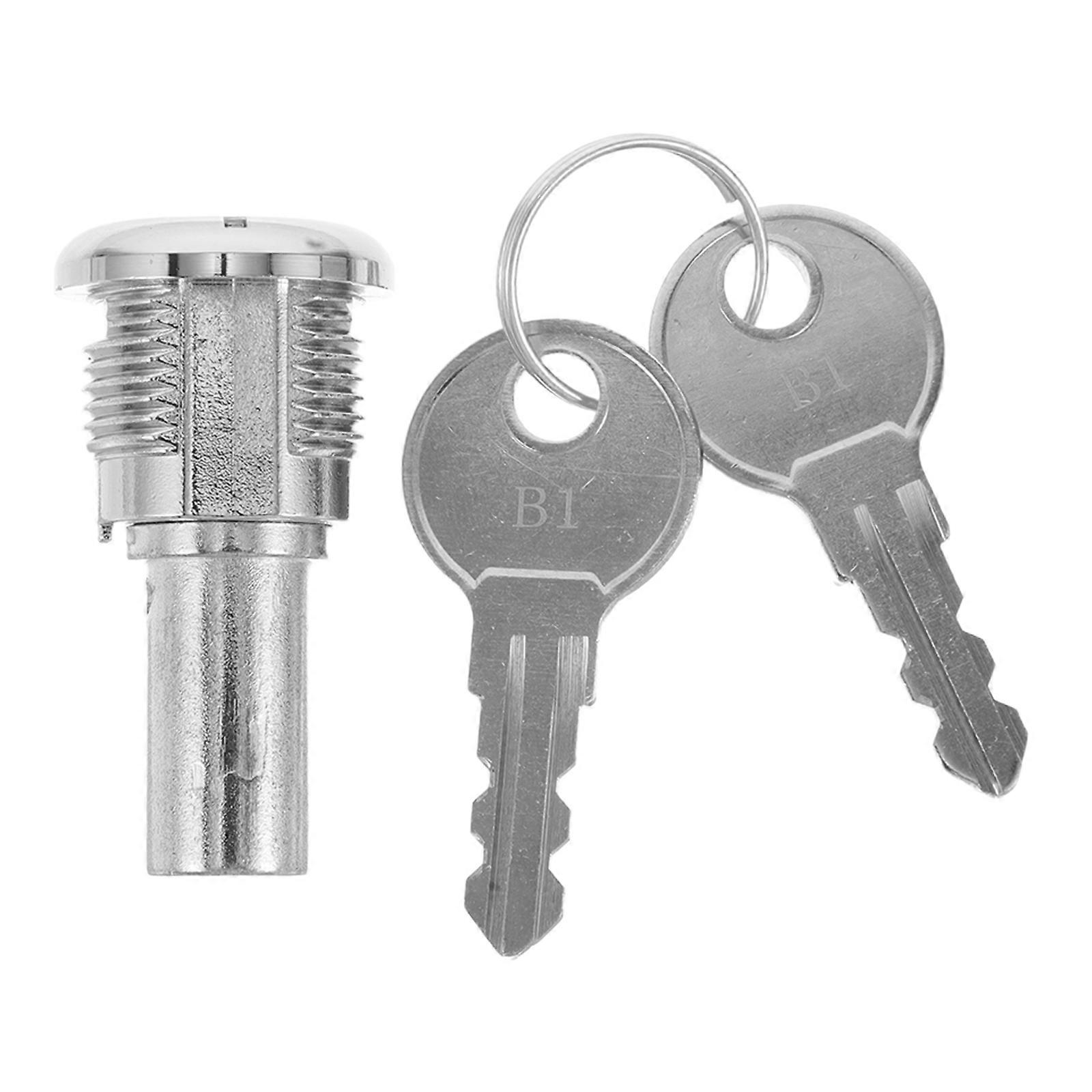 Silver Vending Machine Lock Replacement for Gumball Machine 4Sets