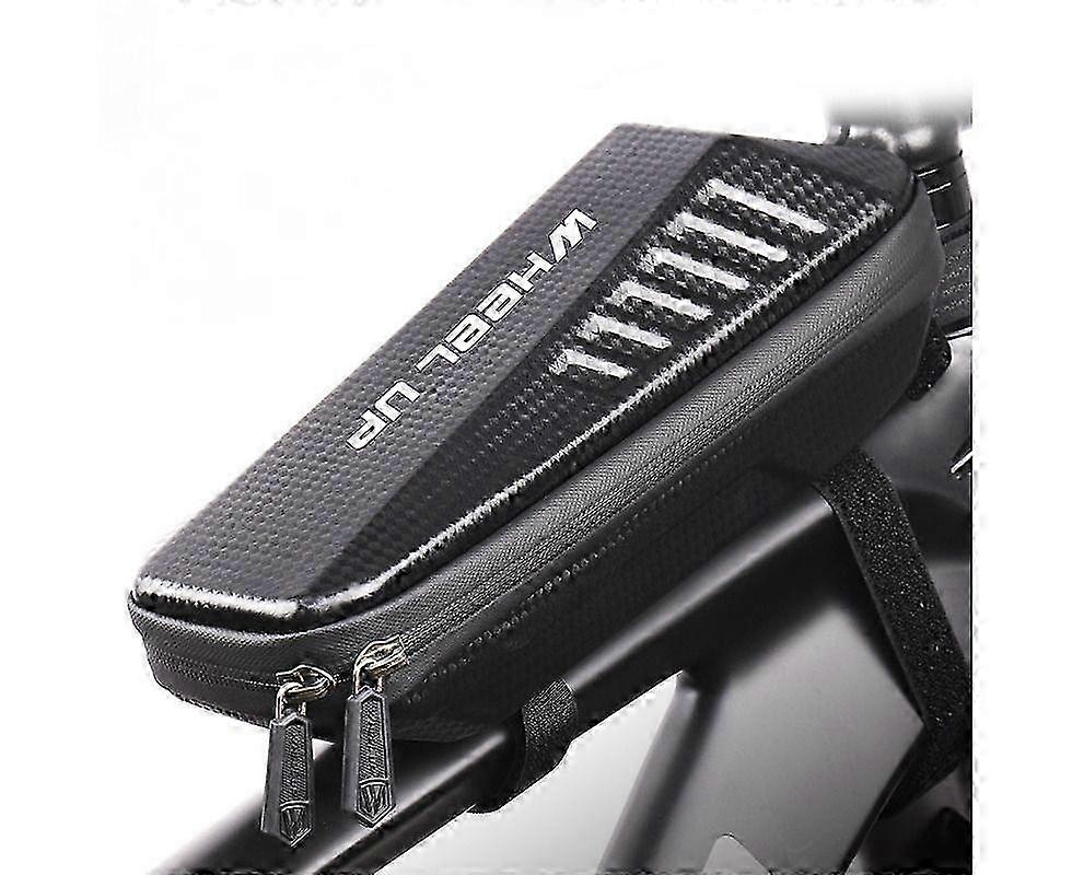 White Reflective Bicycle Front Rack Bag
