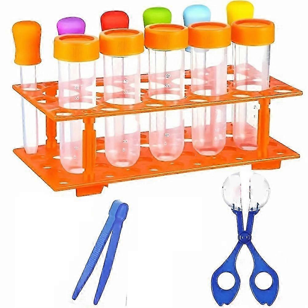 Including Extra Test Tubes Skill Tool Kit Colored Silicone Droppers Orange Boxes