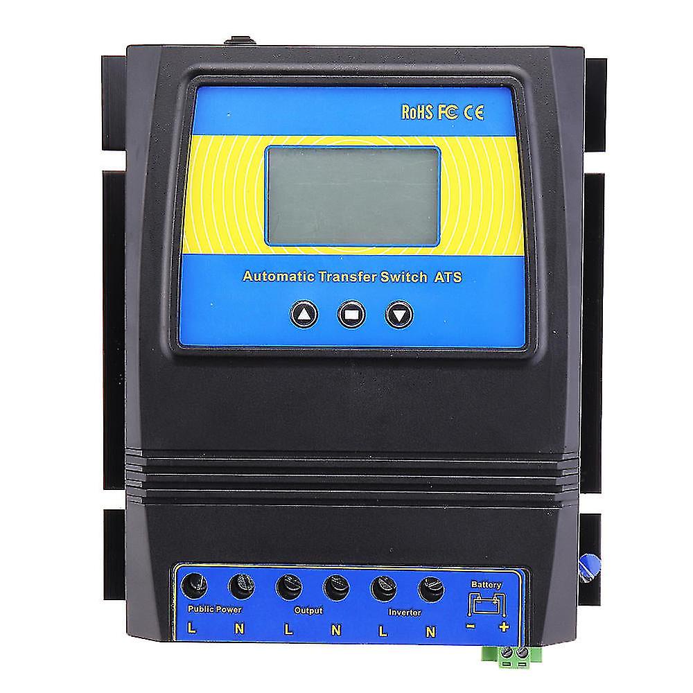 Automatic Ats Dual Power Transfer Switch Solar Charge Controller For Solar Wind System Dc 12v 24v 48v Ac 110v 220v On/off Grid