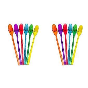 2X Wooden Egg Spoon Race Game Sets Balance Stick Relay Race for Kids Easter Eggs Hunt Outdoor Lawn Sports Teaching Tools New