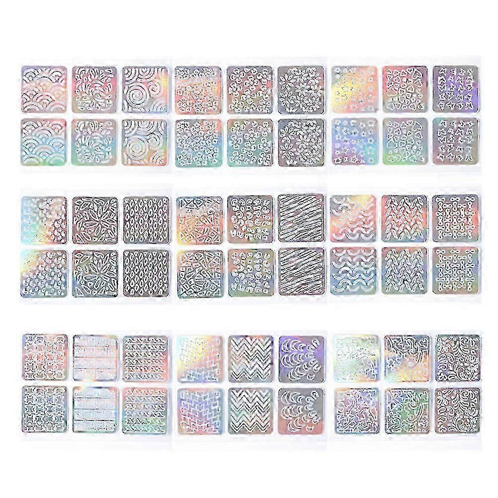 3D Hollow Nail Decals 24 Sheets