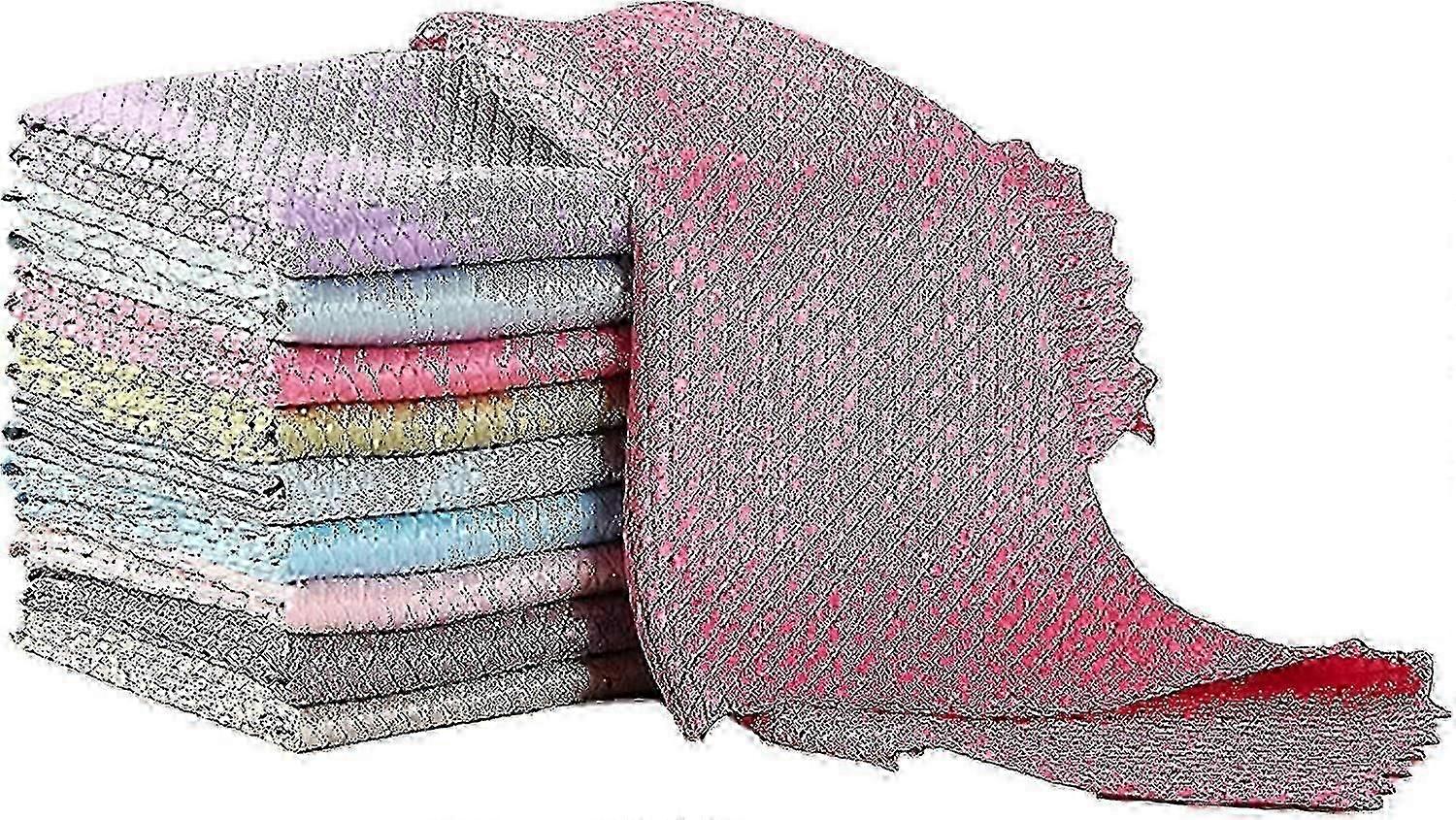 10 Pack Multifunction Microfiber Cleaning Cloth compatible with Glass Mirror QA