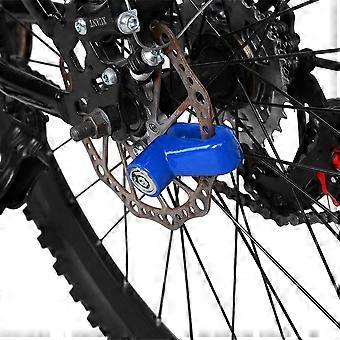 Metall Fahrradschloss Scheibenbremsen Anti-Diebstahl Fahrradschlösser mit Kunststoffrahmen & Schlüsseln blau