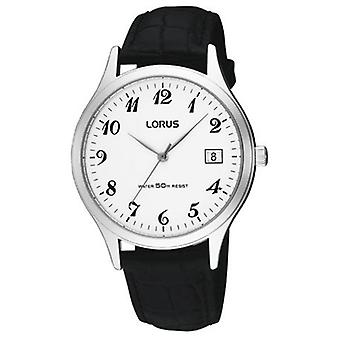 Lorus Watches Quartz Analog Unisex Watch with RXH07GX8 Cowskin Bracelet