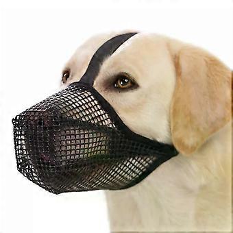 Soft Mesh Covered Muzzles Dog Muzzle Poisoned Bait Protection With Adjustable Straps Prevent Biting Chewing And Licking