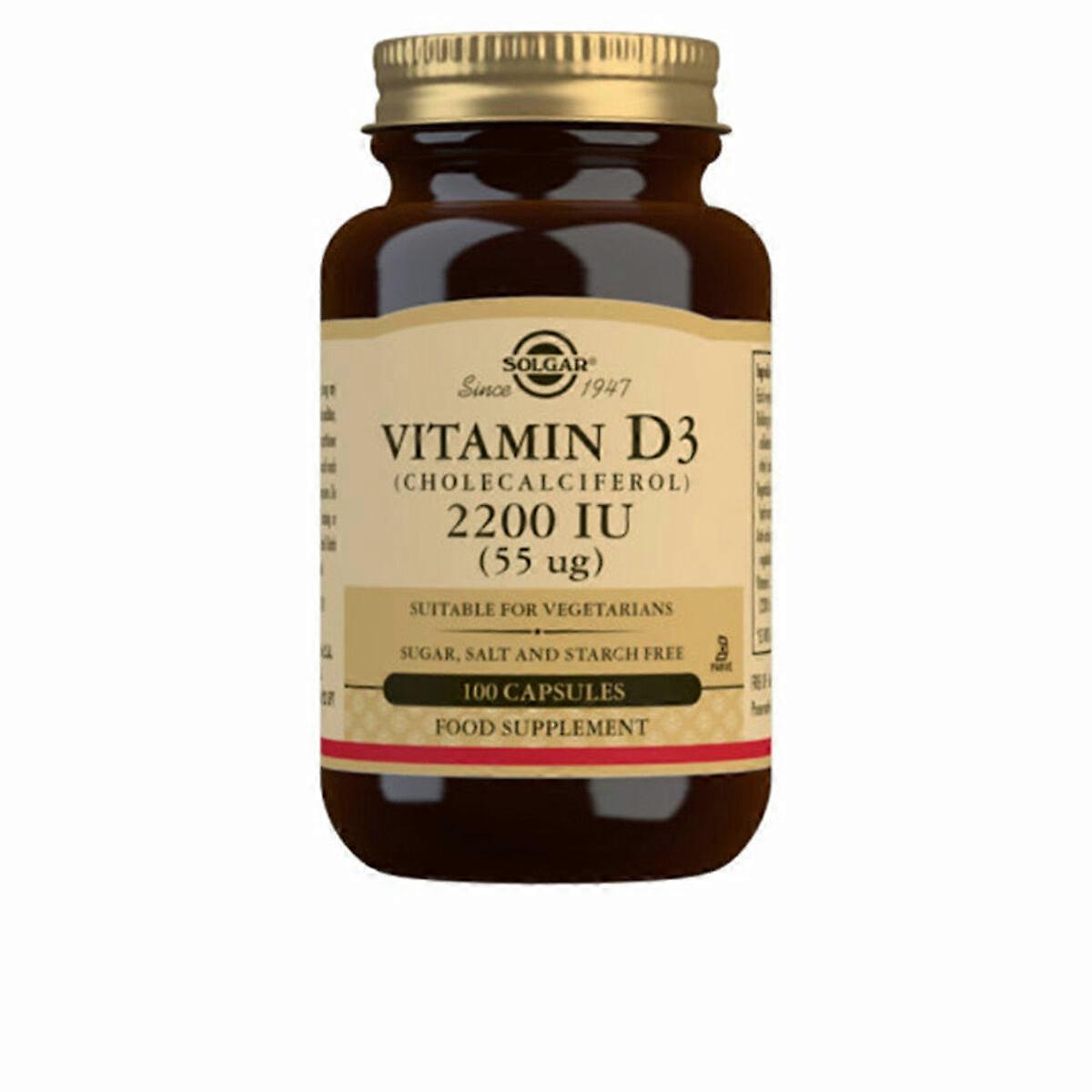 Vitamin D3 (Cholecalciferol) Solgar   100 Units