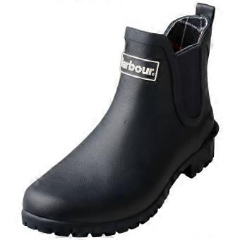 Barbour Wilton Womens Wellington Boots in Navy
