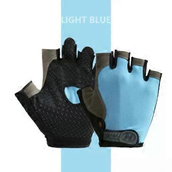 Breathable Anti-Slip Half Finger Gloves for Fitness Cycling Summer Gym Cycling Gloves for Men And Women Bicycle Riding Fishing