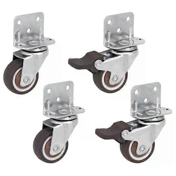 4 Side Mounted Wheels Small Swivel Wheels