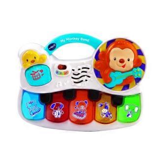 VTech Baby My Monkey Band Musikcentral med Lysande Tangenter, Finsk Utgåva