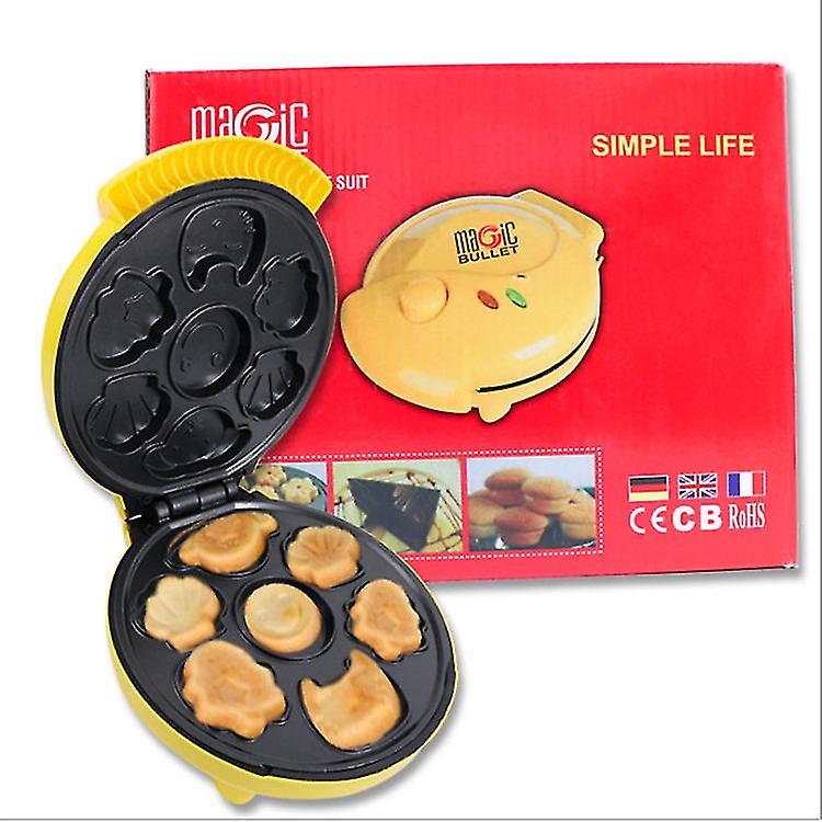 Mini Cartoon Cake Maker Multifunctional Fully Automatic Double-sided Electric Pie Bakery Machine