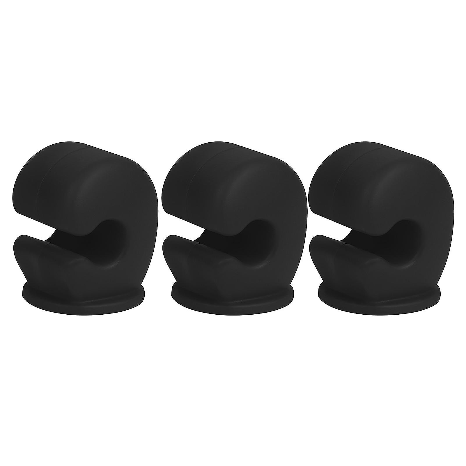 3pcs Cable Managers Desktop Multipurpose Cord Keeper Hole-free Data Cable Holder