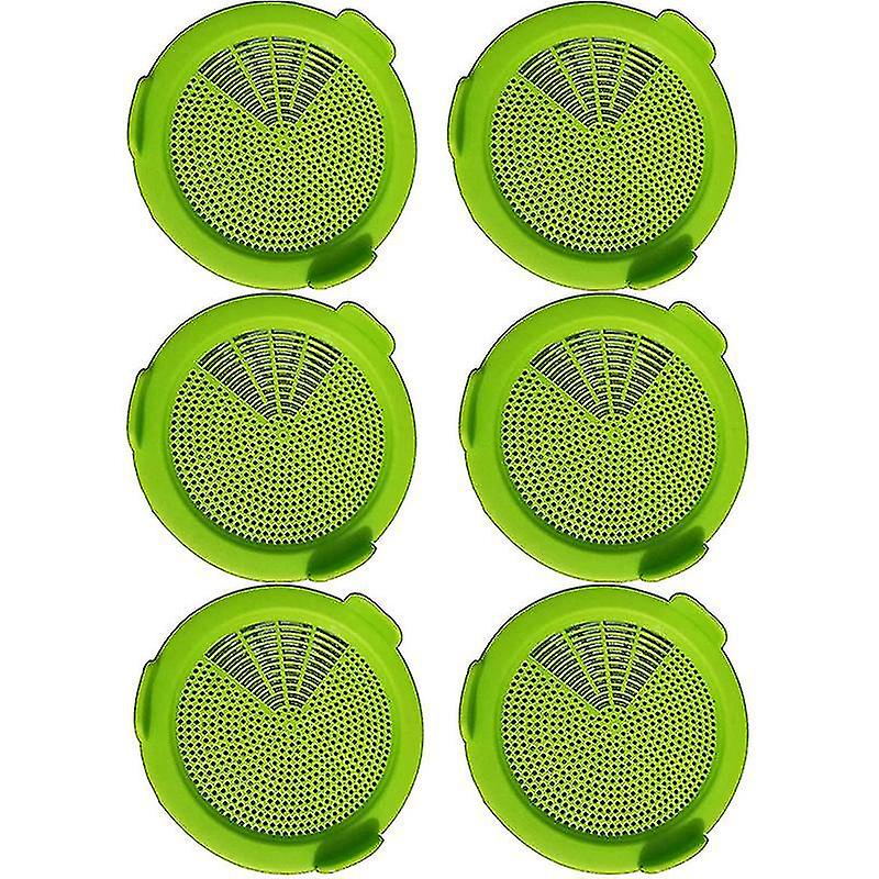6 Pack Sprouting Jar Strainer Lids-mouth Mason Jar Sprouting Kit Lids