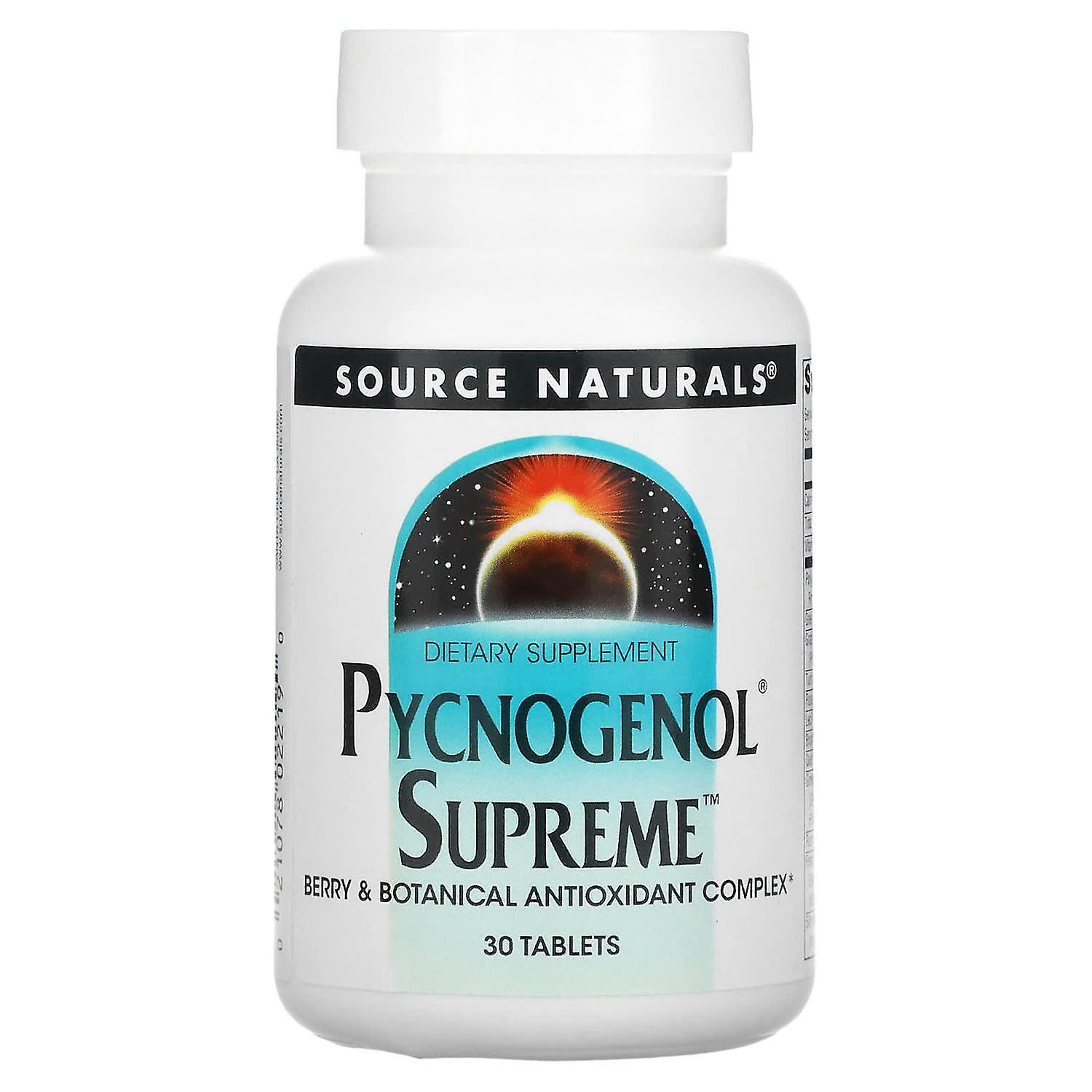Source Naturals, Pycnogenol Supreme, 30 Tablets