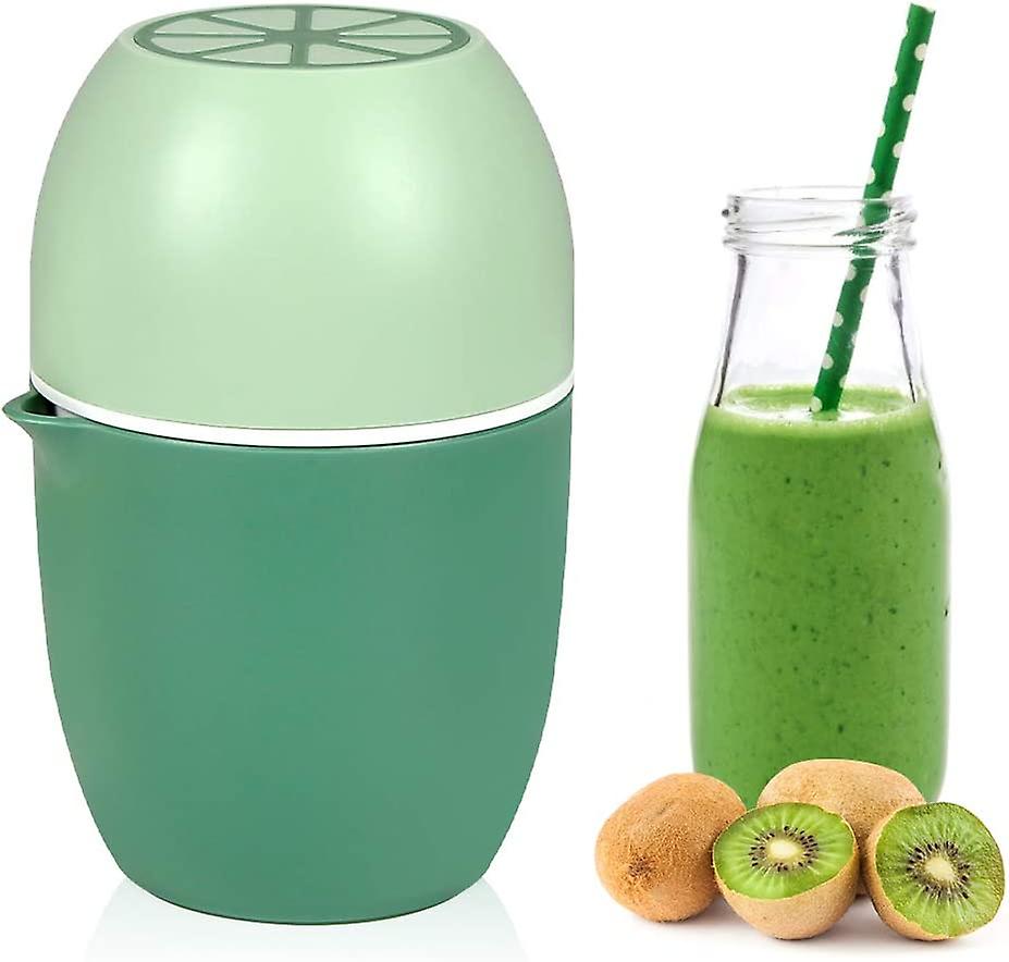 Lemon Squeezer with Two Squeeze Options, Fruit Press - Green