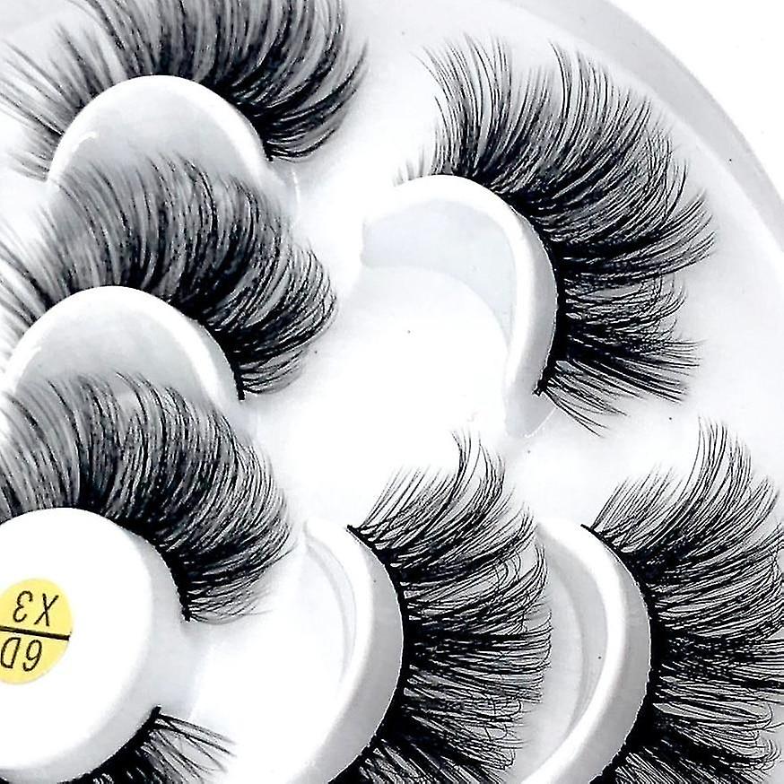 MDR 16 7 Pairs Of Natural 3d Mink Eyelashes Extension