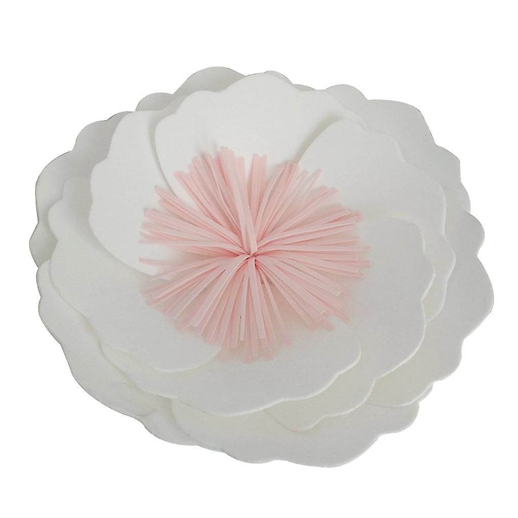 DIY Foam Flowers Wall Art Backdrop Decor Wedding Background Decor  White